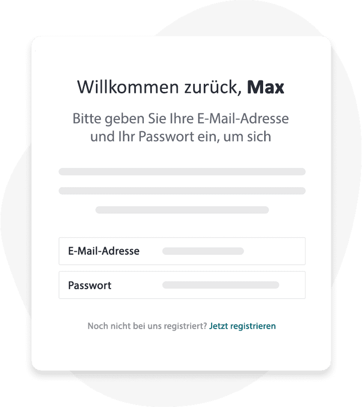 Registrieren und Jobs finden